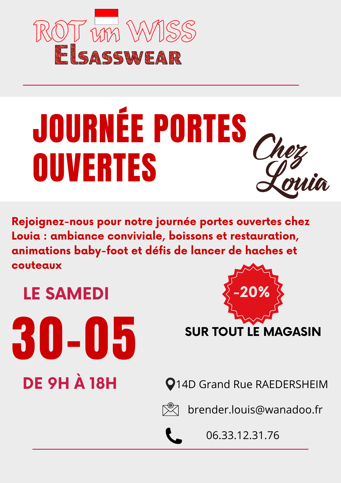 Portes ouvertes « Chez Louia »